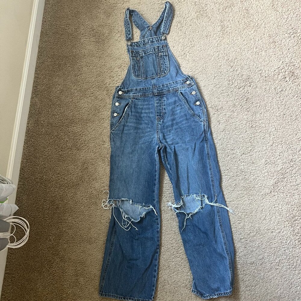 Old Navy baggy wide leg overalls